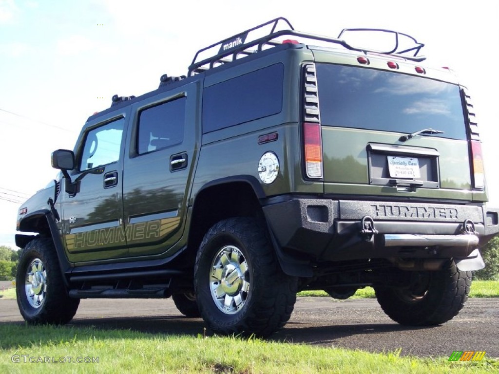 2004 H2 SUV - Sage Green Metallic / Wheat photo #18