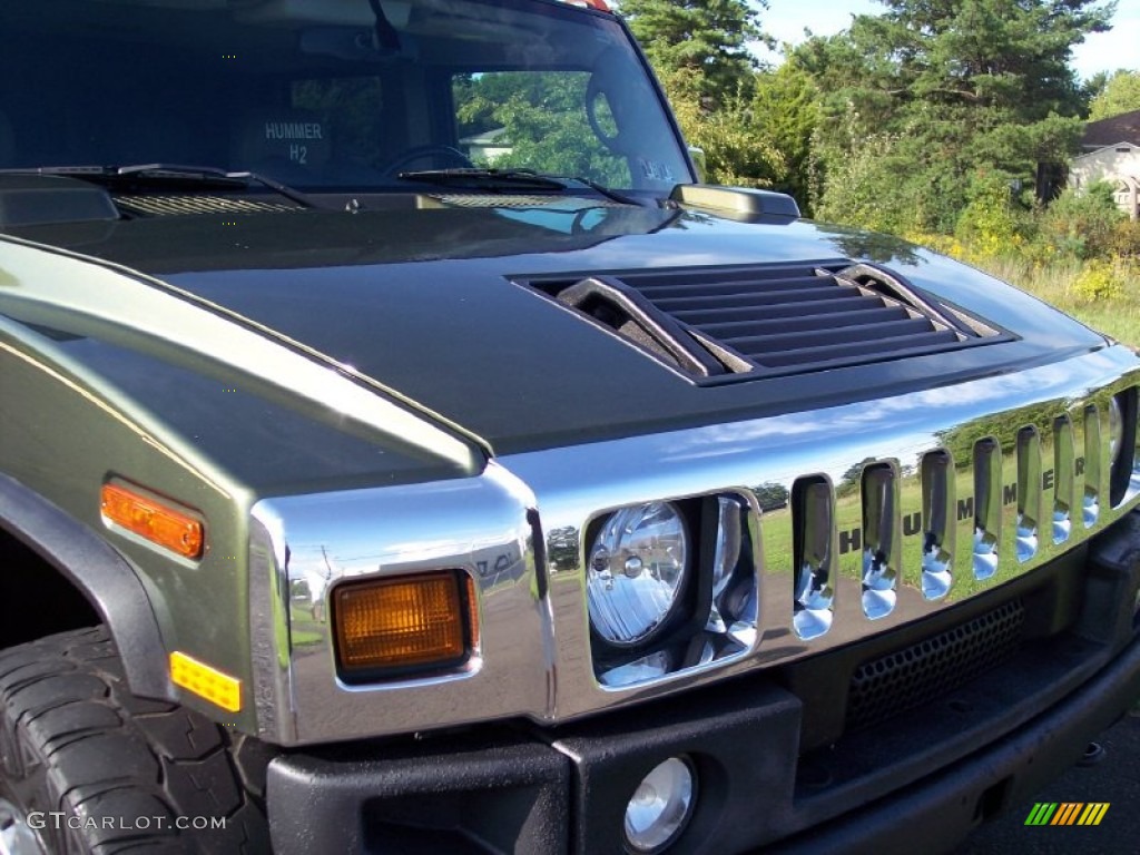2004 H2 SUV - Sage Green Metallic / Wheat photo #22