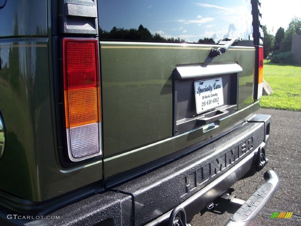 2004 H2 SUV - Sage Green Metallic / Wheat photo #29