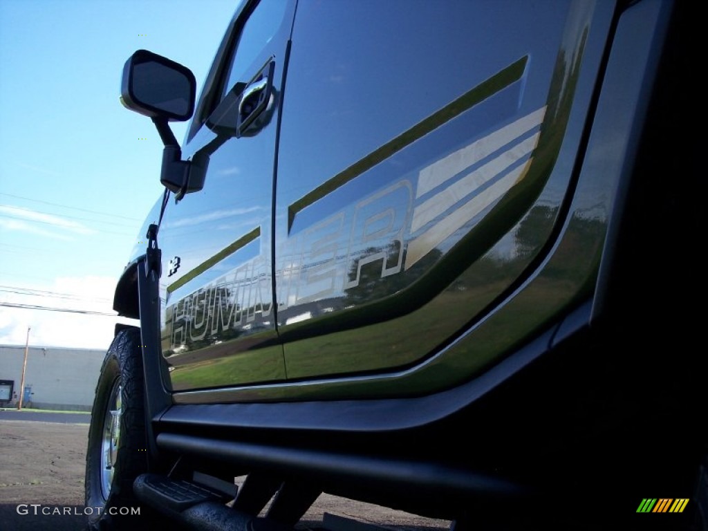 2004 H2 SUV - Sage Green Metallic / Wheat photo #30