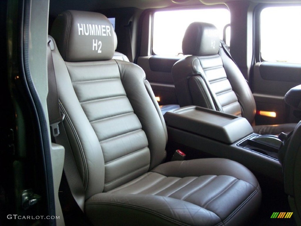 2004 H2 SUV - Sage Green Metallic / Wheat photo #43