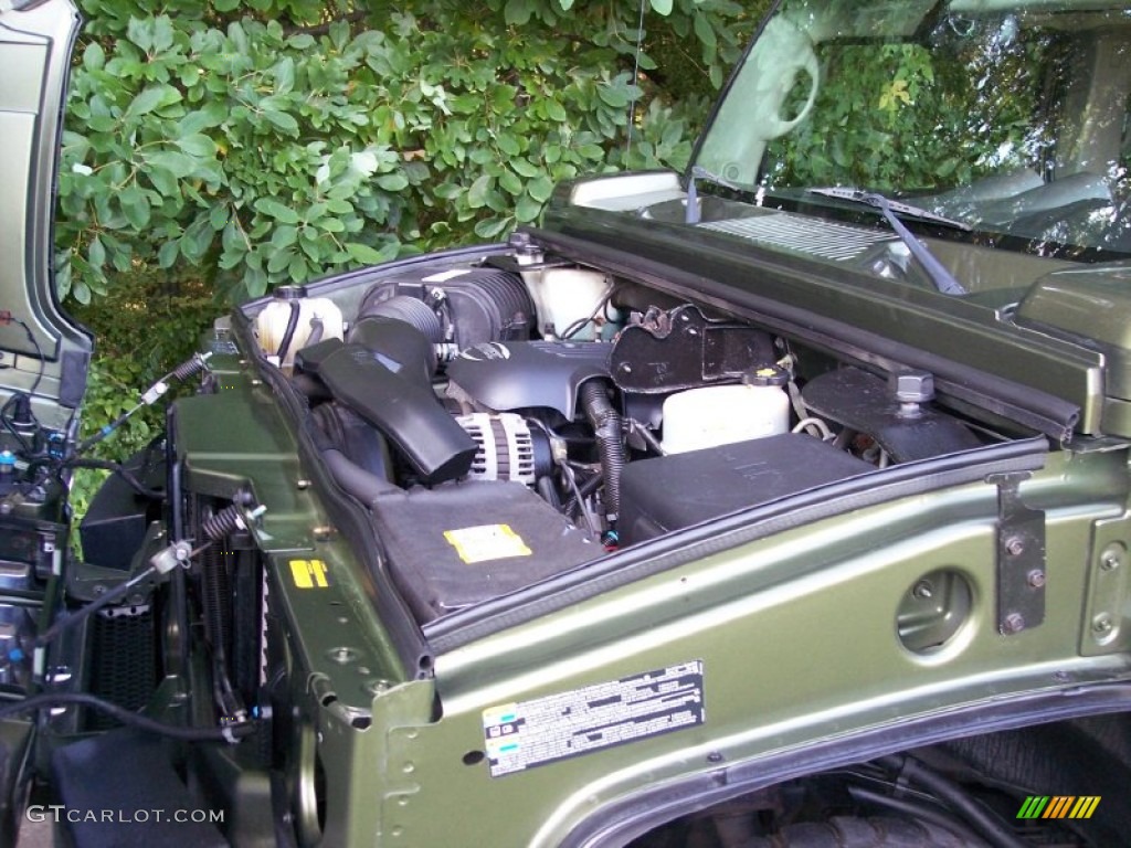 2004 Hummer H2 SUV 6.0 Liter OHV 16-Valve V8 Engine Photo #53059736