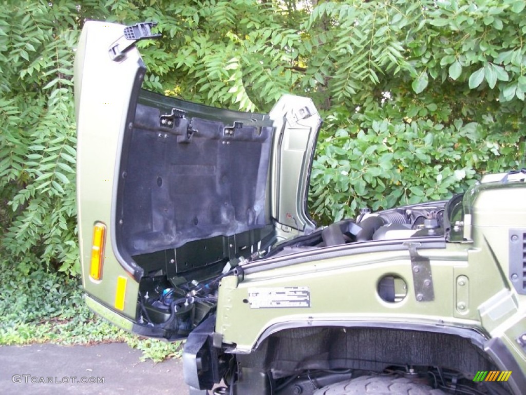 2004 H2 SUV - Sage Green Metallic / Wheat photo #51
