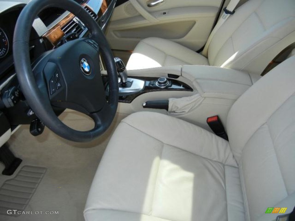 2009 5 Series 528i Sedan - Monaco Blue Metallic / Grey Dakota Leather photo #17