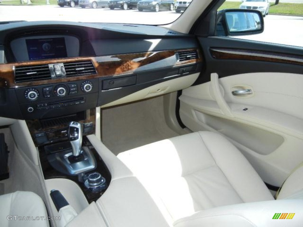 2009 5 Series 528i Sedan - Monaco Blue Metallic / Grey Dakota Leather photo #19