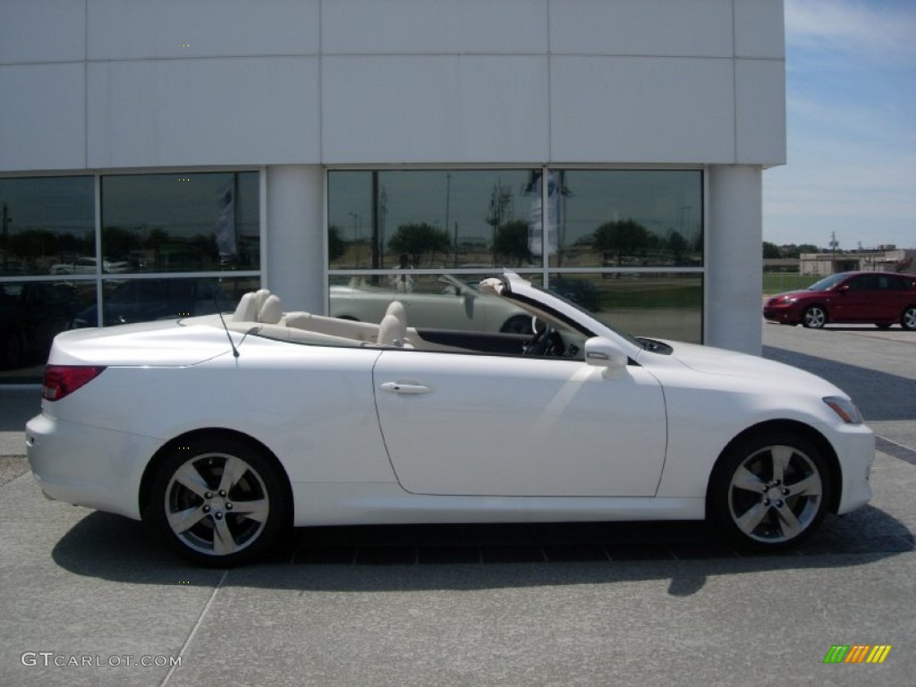 Starfire White Pearl 2010 Lexus IS 350C Convertible Exterior Photo #53060369