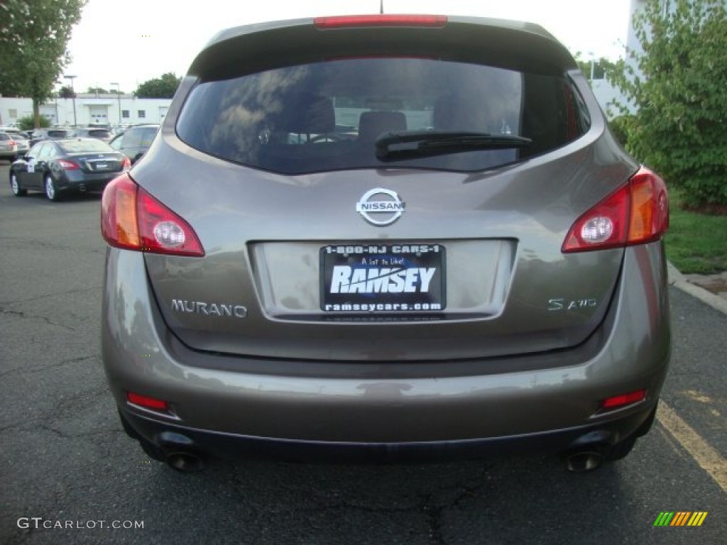 2009 Murano S AWD - Tinted Bronze Metallic / Beige photo #5