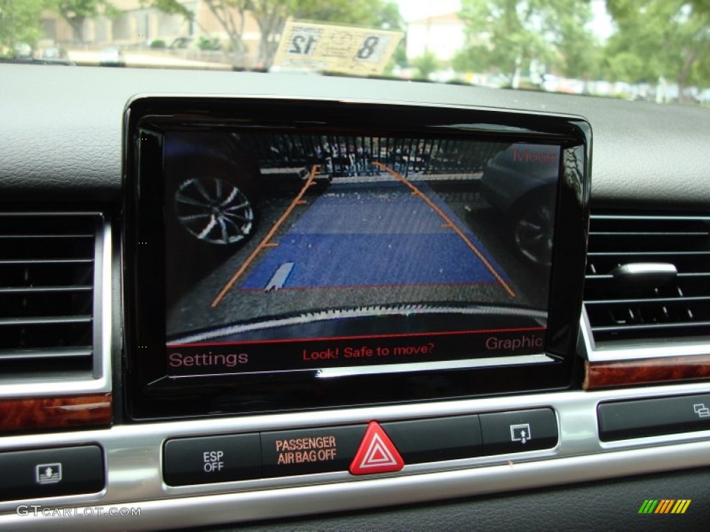 2009 A8 L 4.2 quattro - Night Blue Pearl Effect / Amaretto/Black Valcona Leather photo #21