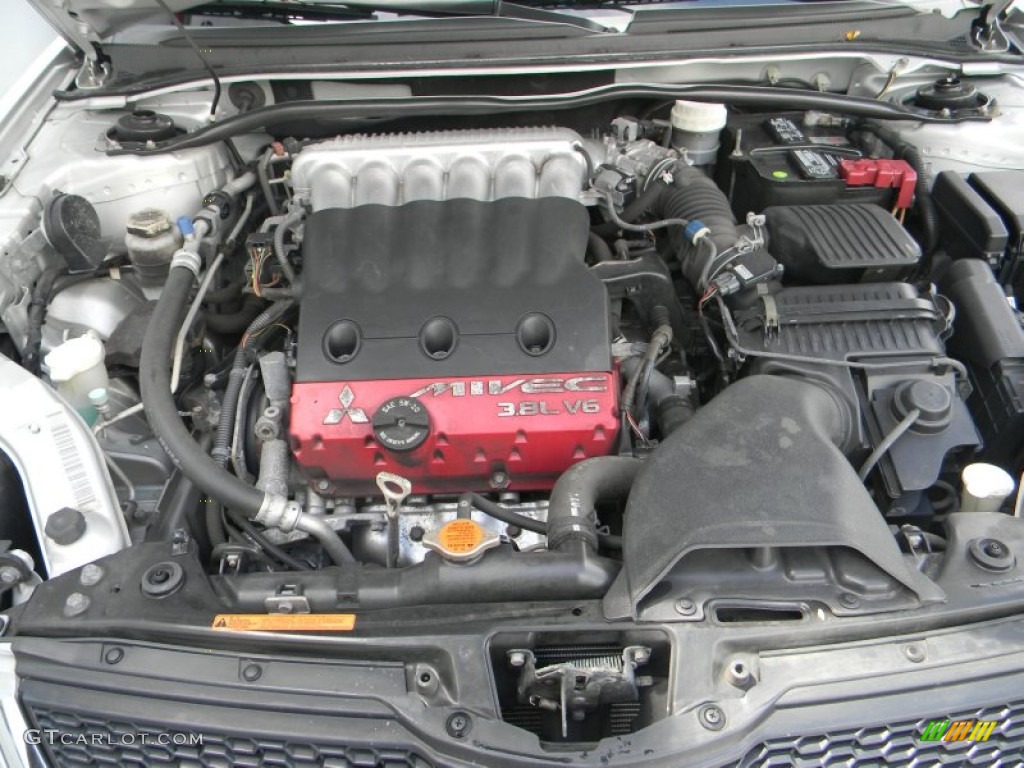 2007 Mitsubishi Galant RALLIART 3.8 Liter SOHC 16-Valve MIVEC V6 Engine Photo #53062619