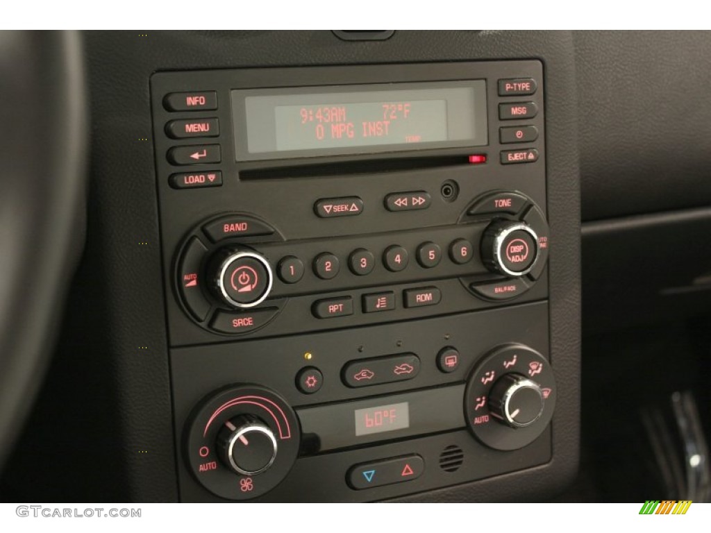 2008 Pontiac G6 GXP Sedan Audio System Photos