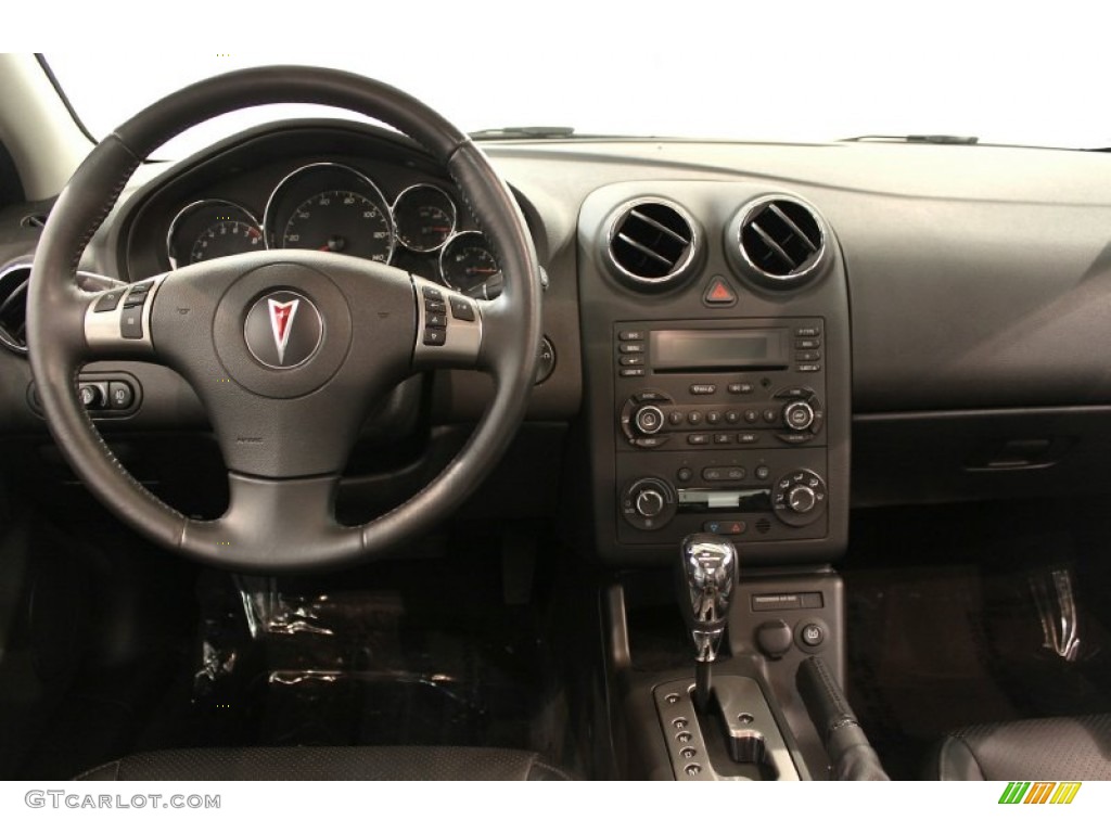 2008 Pontiac G6 GXP Sedan Ebony Black Dashboard Photo #53062994