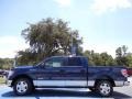 2011 Dark Blue Pearl Metallic Ford F150 XLT SuperCrew  photo #2