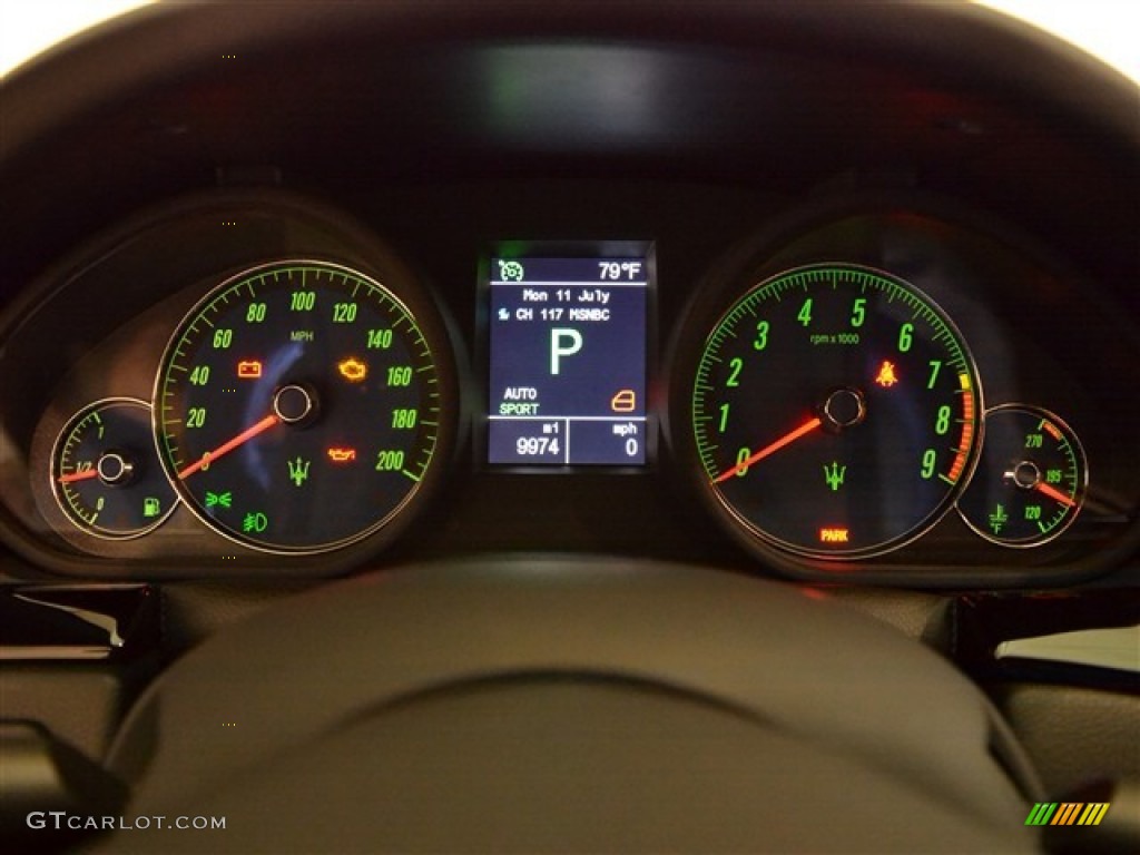 2010 Maserati GranTurismo S Gauges Photo #53064898