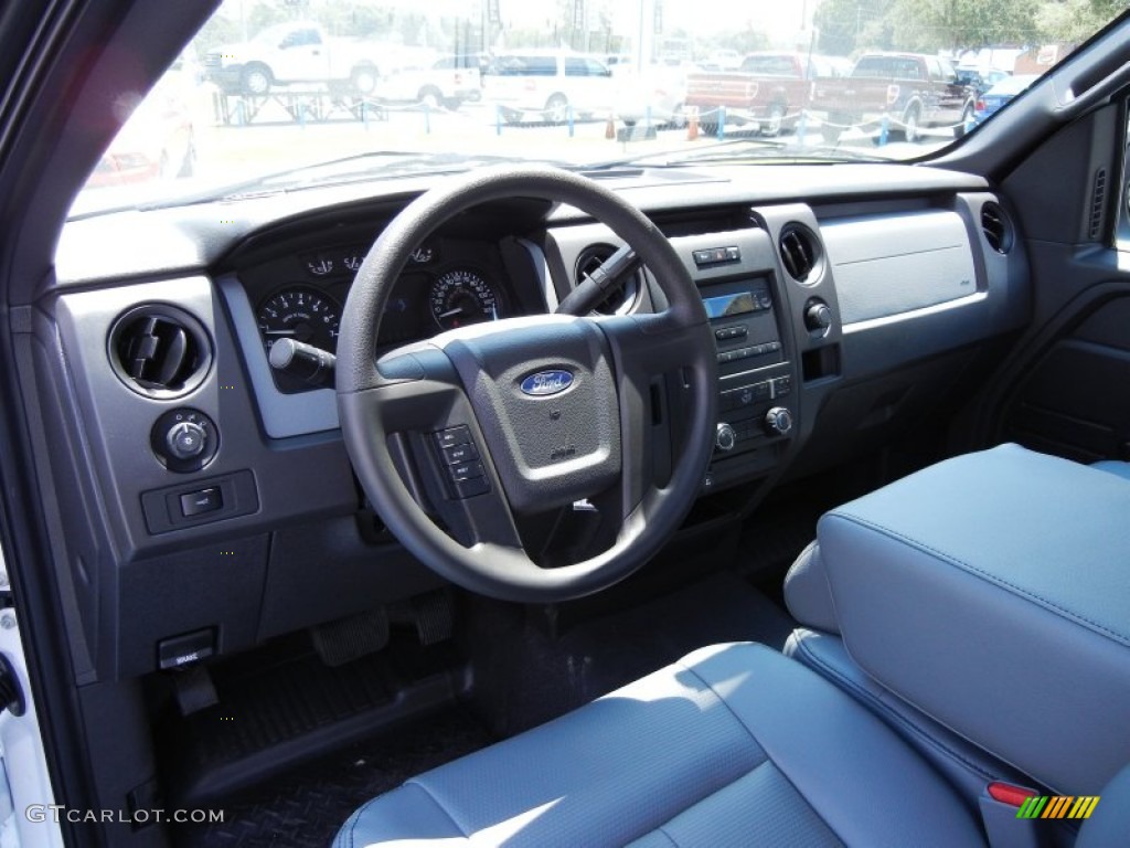 2011 Ford F150 XL Regular Cab Steel Gray Dashboard Photo #53065141