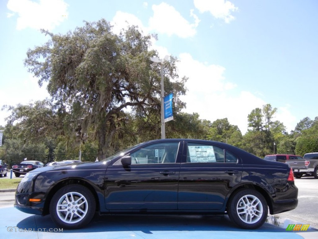 Black 2012 Ford Fusion S Exterior Photo #53066758