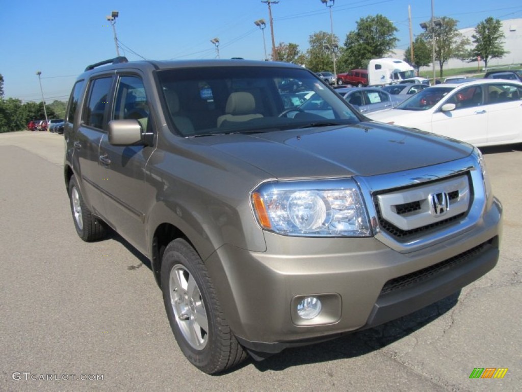 Mocha Metallic 2011 Honda Pilot EX-L 4WD Exterior Photo #53066896