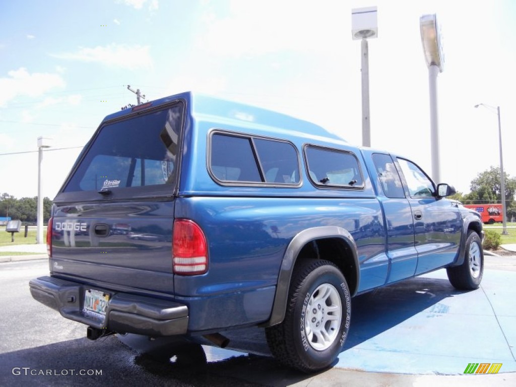 2002 Dakota Club Cab - Atlantic Blue Pearl / Dark Slate Gray photo #5