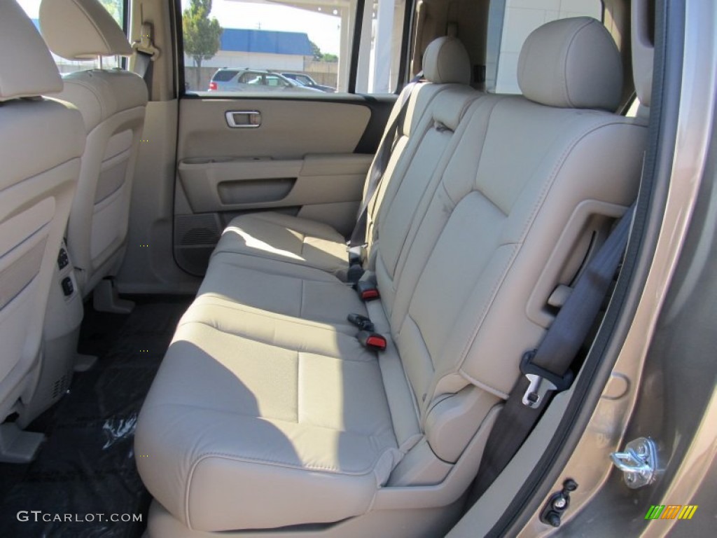 Beige Interior 2011 Honda Pilot EX-L 4WD Photo #53066989
