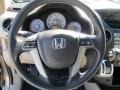 2011 Honda Pilot Beige Interior Steering Wheel Photo