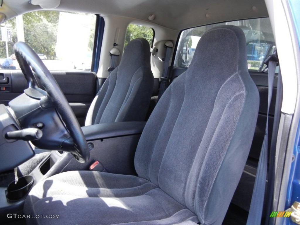 Dark Slate Gray Interior 2002 Dodge Dakota Club Cab Photo #53067091