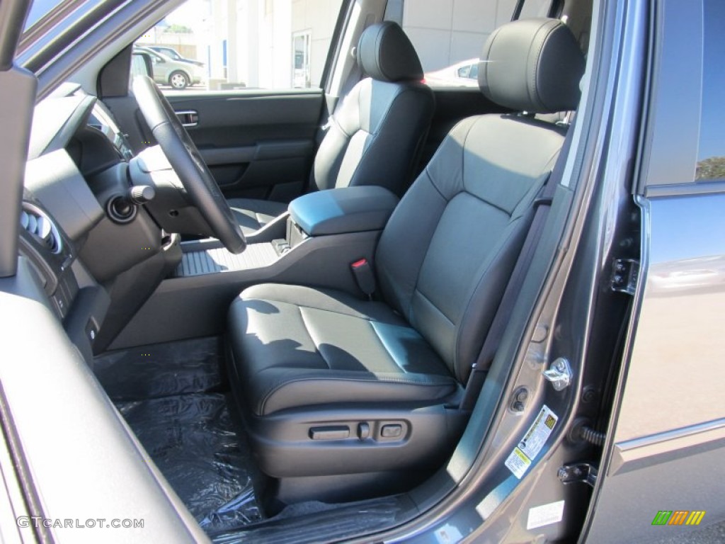 Black Interior 2011 Honda Pilot EX-L 4WD Photo #53067232