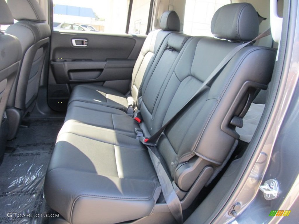 Black Interior 2011 Honda Pilot EX-L 4WD Photo #53067247