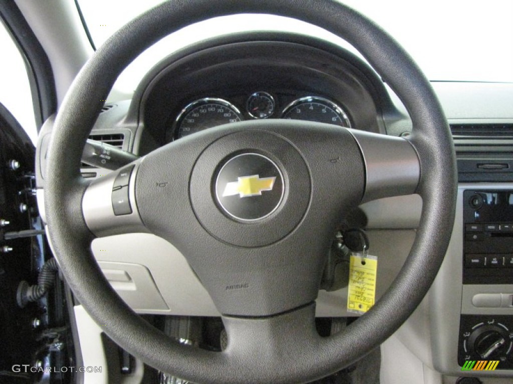 2010 Chevrolet Cobalt XFE Coupe Gray Steering Wheel Photo #53067439