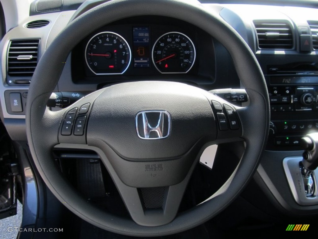 2011 Honda CR-V SE 4WD Black Steering Wheel Photo #53067910