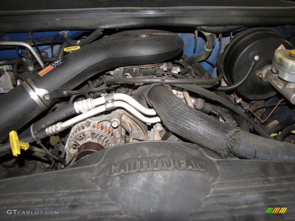 2001 Dodge Ram 1500 Sport Regular Cab 4x4 5.2 Liter OHV 16-Valve V8 Engine Photo #53068300