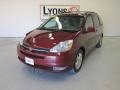 2004 Salsa Red Pearl Toyota Sienna XLE Limited  photo #32