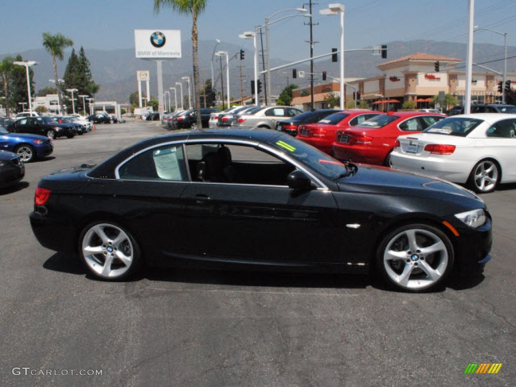 2011 3 Series 335i Convertible - Jet Black / Black photo #4
