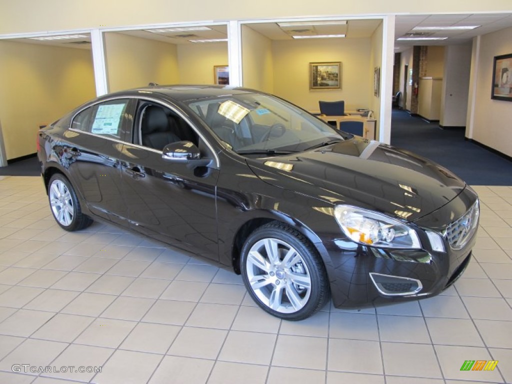 Ember Black Metallic 2012 Volvo S60 T6 AWD Exterior Photo #53069449