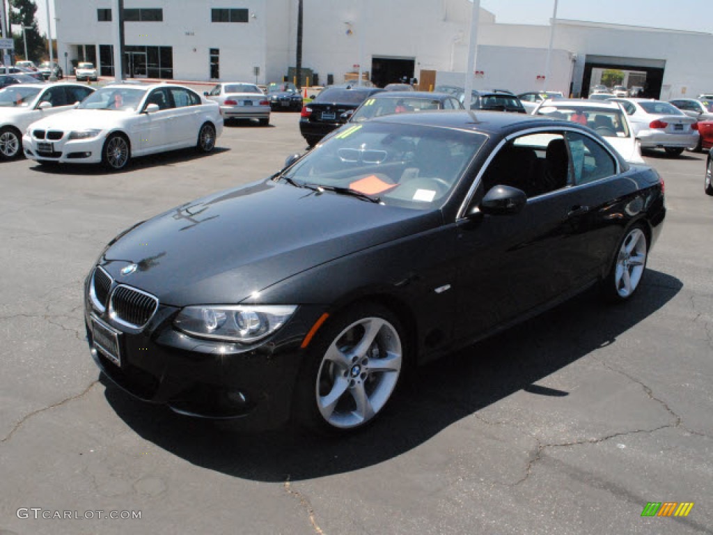 2011 3 Series 335i Convertible - Jet Black / Black photo #18