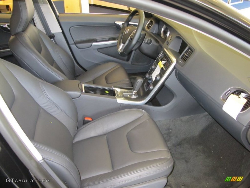 Off Black/Anthracite Black Interior 2012 Volvo S60 T6 AWD Photo #53069506