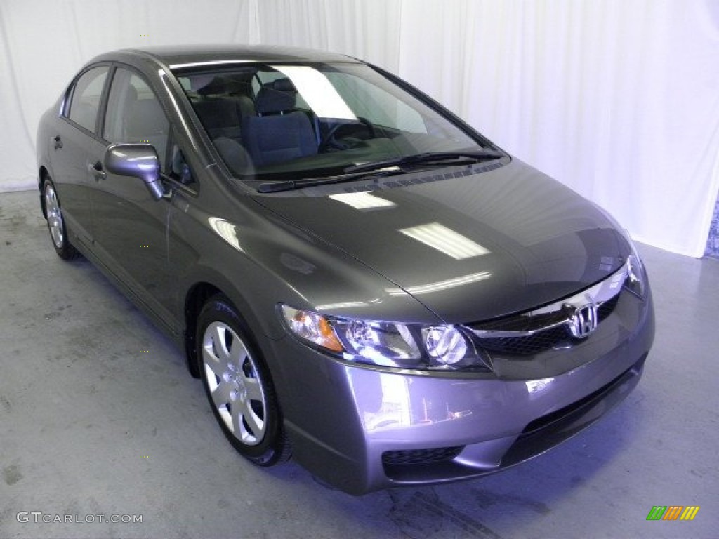 Polished Metal Metallic 2010 Honda Civic LX Sedan Exterior Photo #53069752