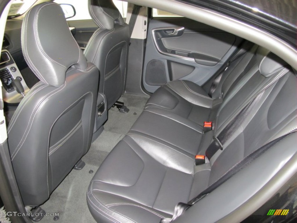 R-Design Off Black Interior 2012 Volvo S60 R-Design AWD Photo #53070313