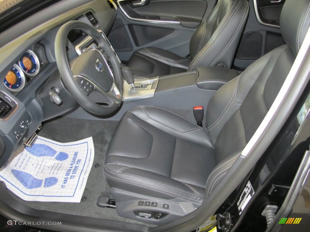 R-Design Off Black Interior 2012 Volvo S60 R-Design AWD Photo #53070343