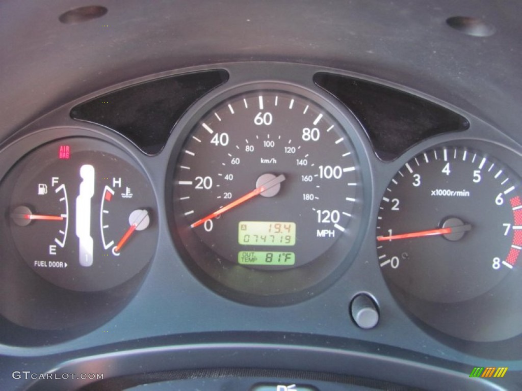 2003 Forester 2.5 X - Pacifica Blue Metallic / Gray photo #7
