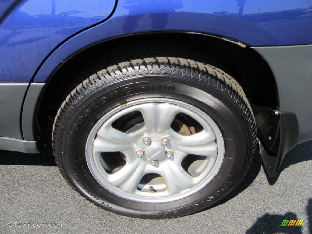 2003 Forester 2.5 X - Pacifica Blue Metallic / Gray photo #12
