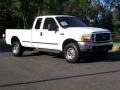 1999 Oxford White Ford F250 Super Duty XLT Extended Cab 4x4  photo #1