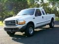 1999 Oxford White Ford F250 Super Duty XLT Extended Cab 4x4  photo #8