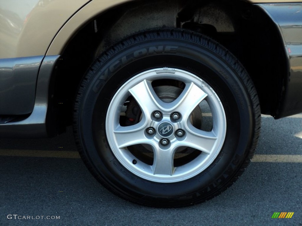 2003 Hyundai Santa Fe LX 4WD Wheel Photo #53072035
