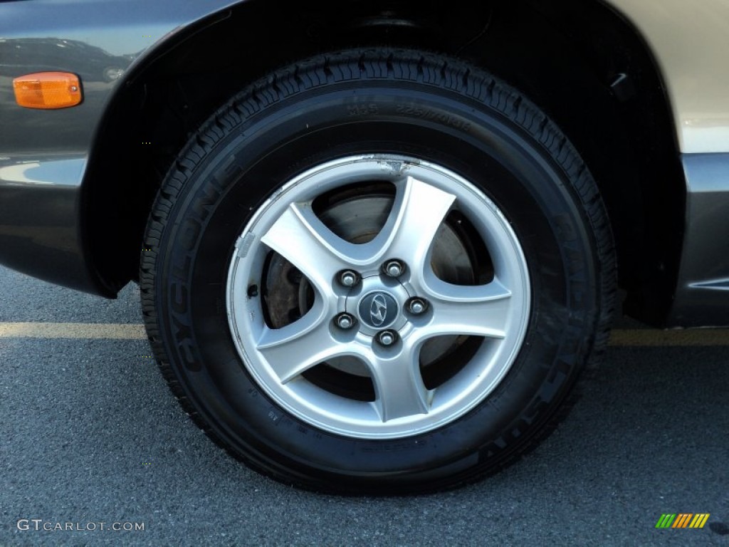 2003 Hyundai Santa Fe LX 4WD Wheel Photo #53072047