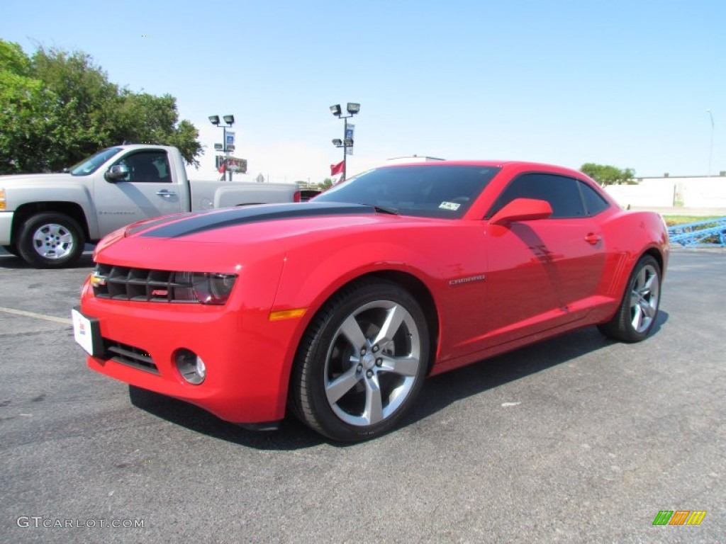2011 Camaro LT/RS Coupe - Victory Red / Black photo #3