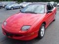 Bright Red 1998 Pontiac Sunfire SE Convertible