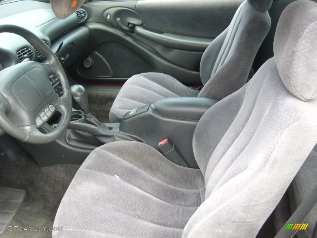 Graphite Interior 1998 Pontiac Sunfire SE Convertible Photo #53073952