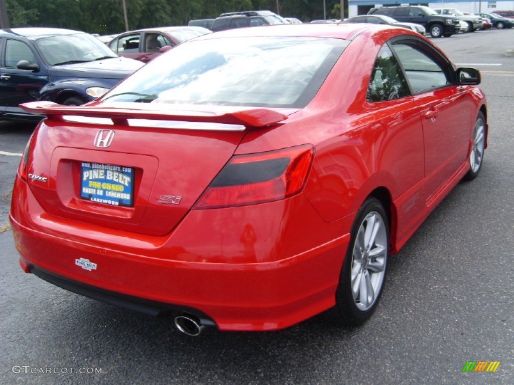 2007 Civic Si Coupe - Rallye Red / Black photo #4