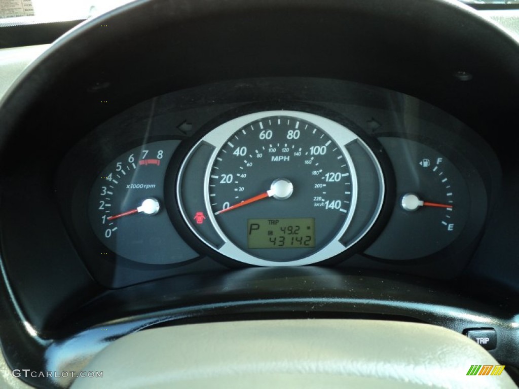 2009 Hyundai Tucson GLS Gauges Photo #53074615