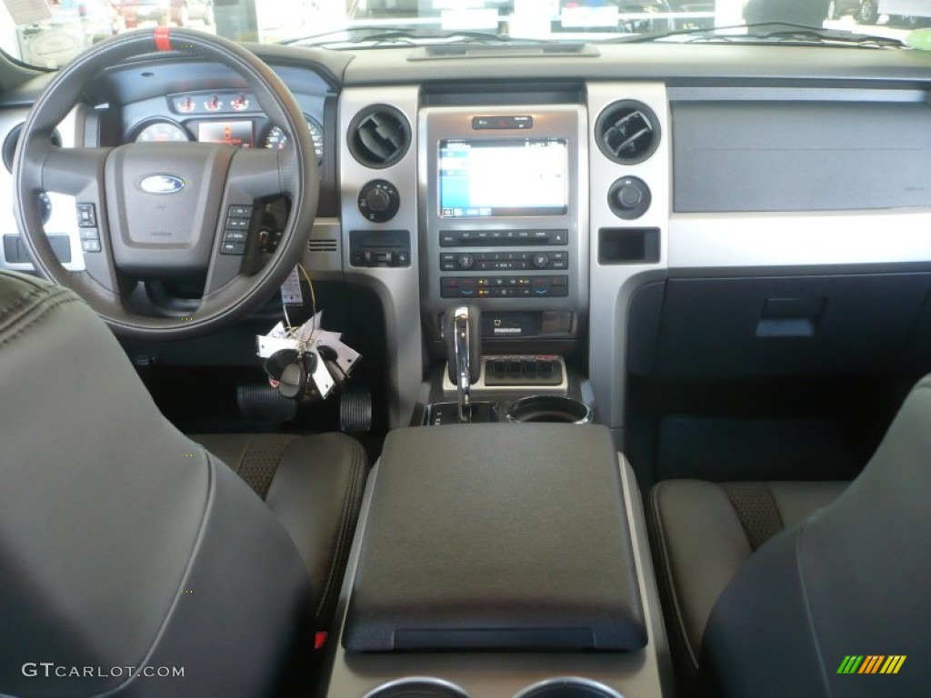 2011 Ford F150 SVT Raptor SuperCrew 4x4 Raptor Black Dashboard Photo #53077273