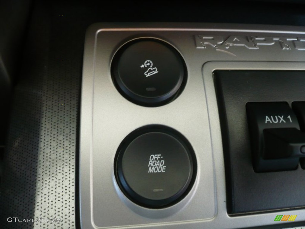 2011 Ford F150 SVT Raptor SuperCrew 4x4 Controls Photo #53077552